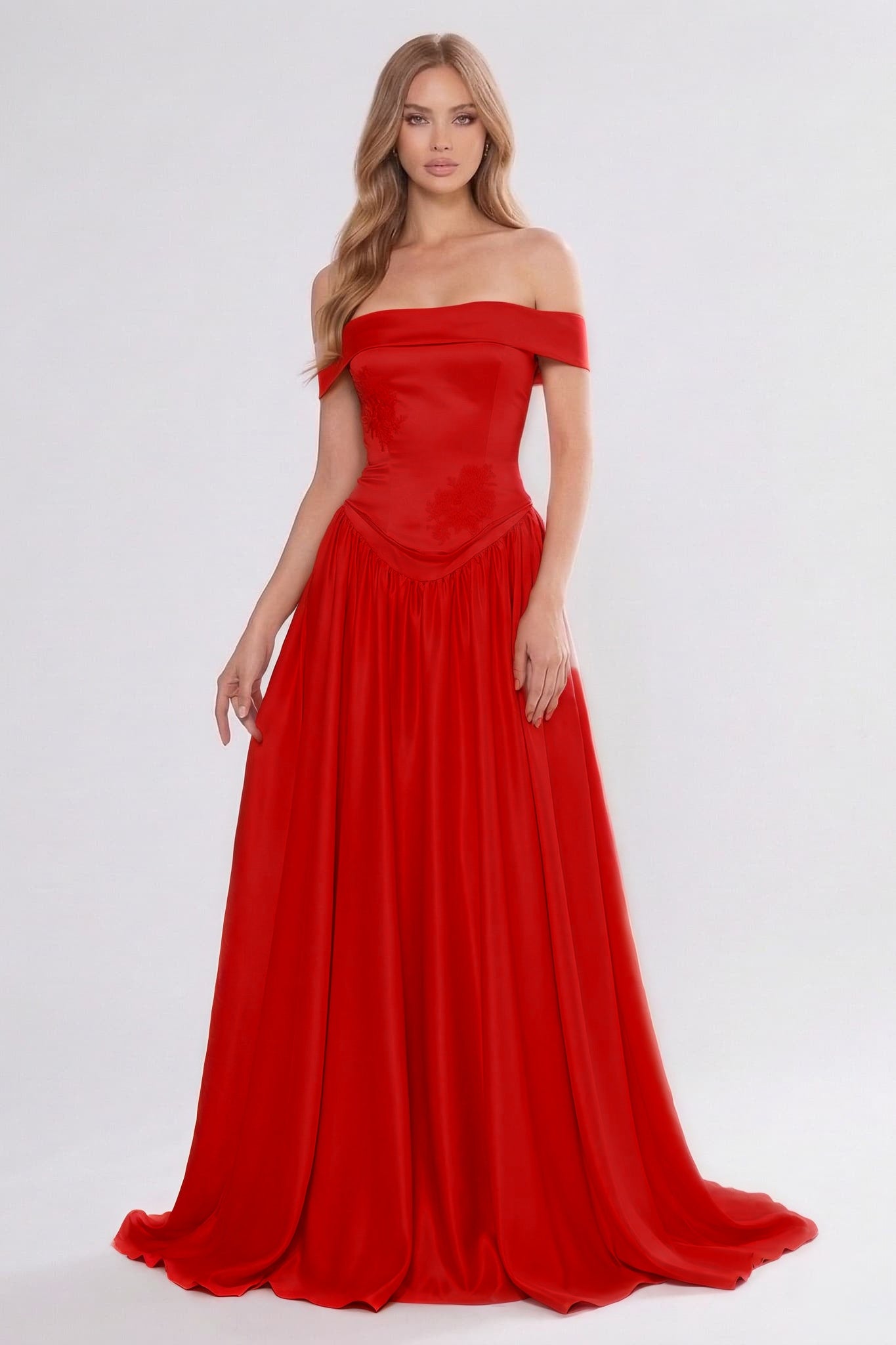 A-Line Floor Length Soft Satin Bridesmaid Dress CG0312BM