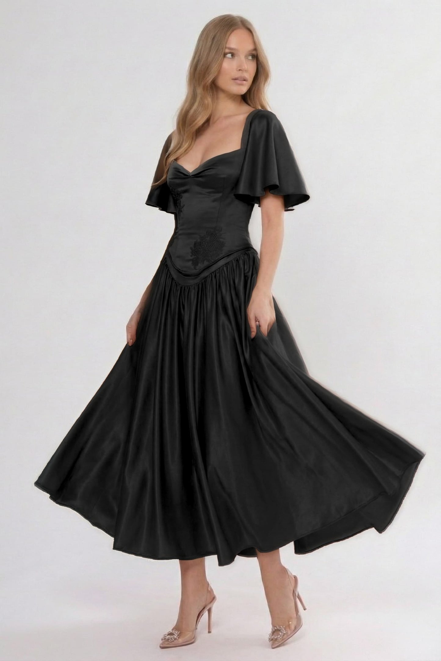 A-Line Ankle Length Soft Satin Bridesmaid Dress CG0317BM
