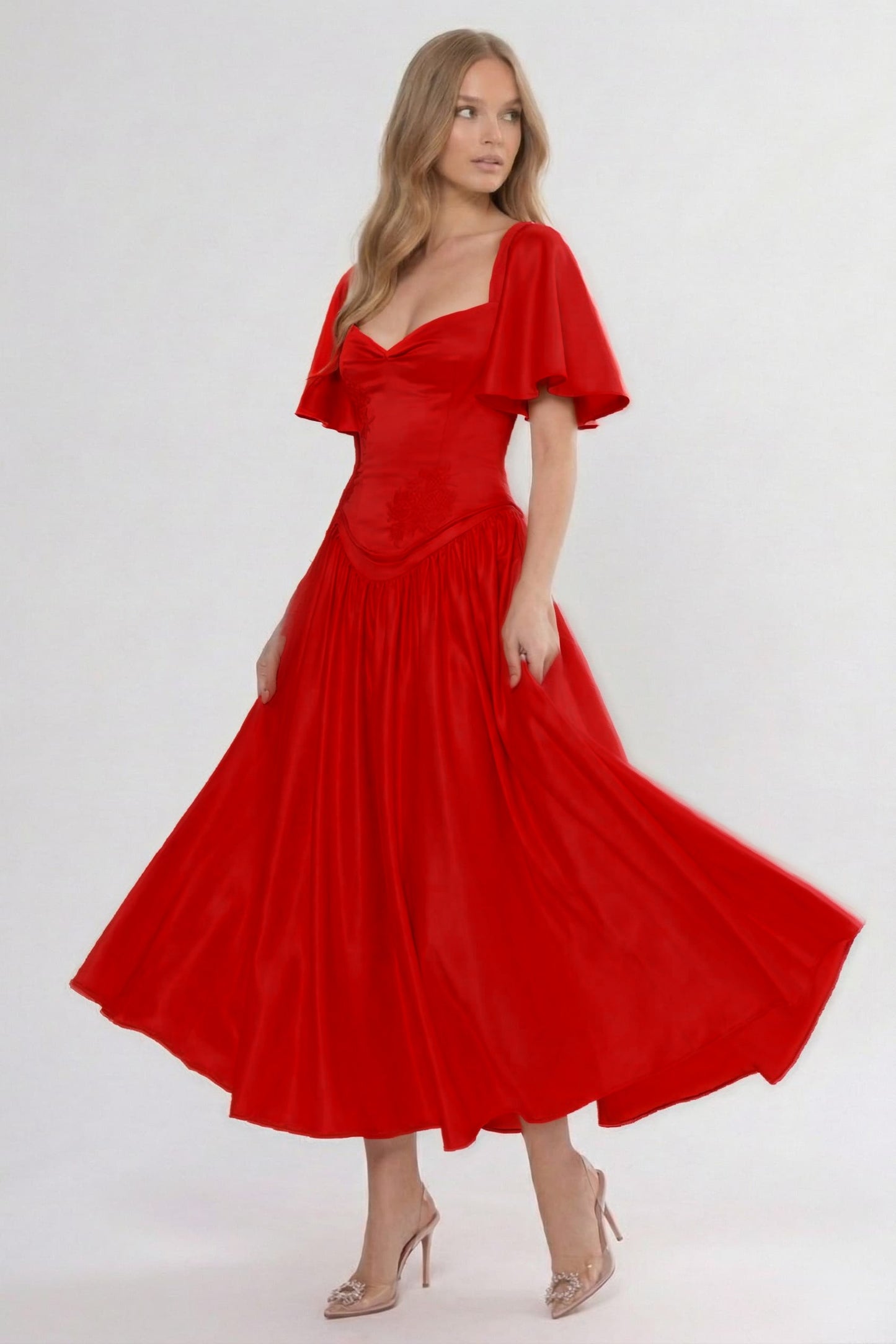 A-Line Ankle Length Soft Satin Bridesmaid Dress CG0317BM