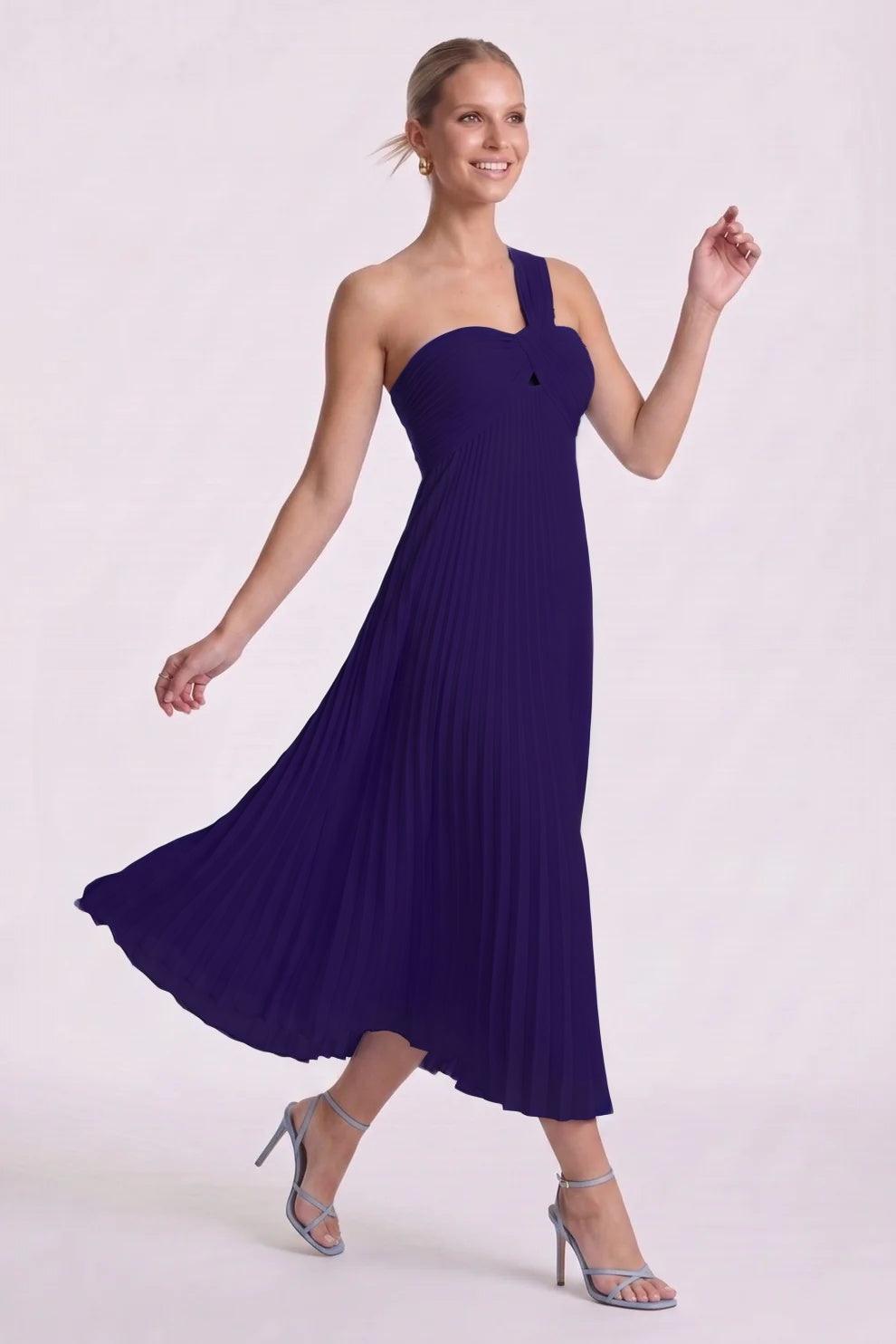 A-Line Ankle Length Chiffon Wedding Guest Dress CG0324 - Dusty Sage - COCOMELODY