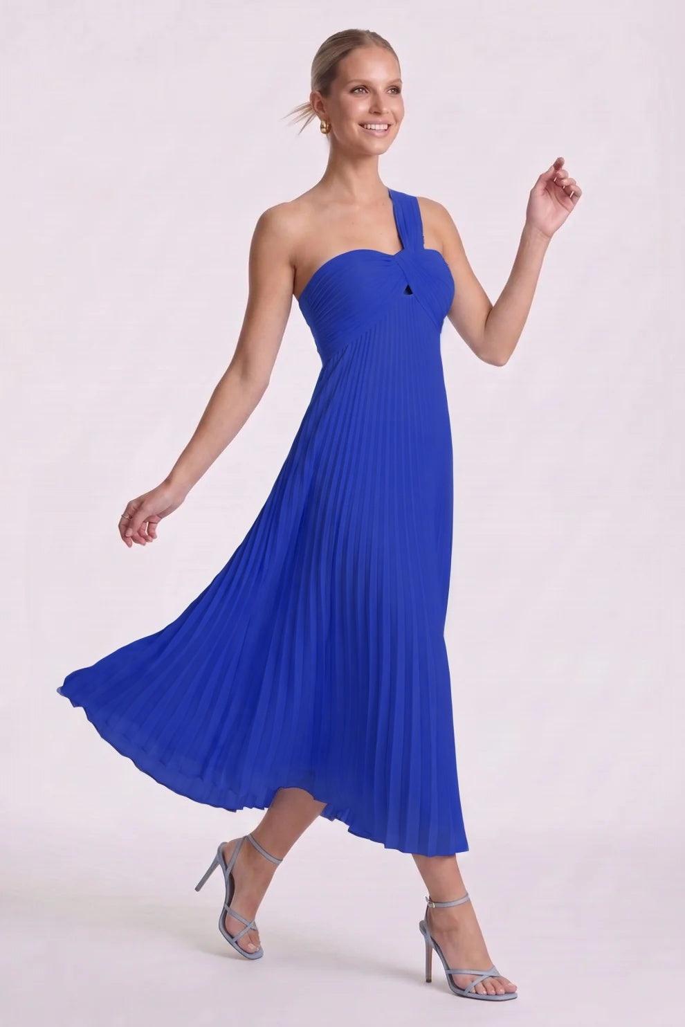 A-Line Ankle Length Chiffon Wedding Guest Dress CG0324 - Dusty Sage - COCOMELODY