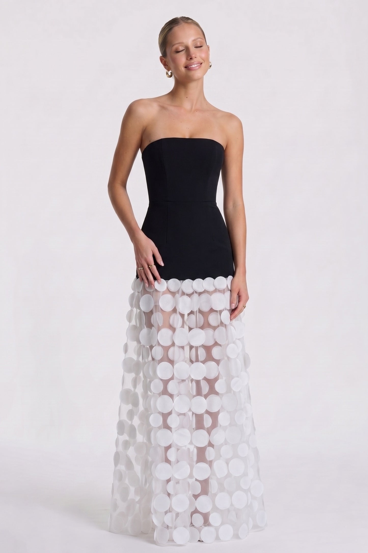 A-Line Maxi Lace Wedding Guest Dress CG0325