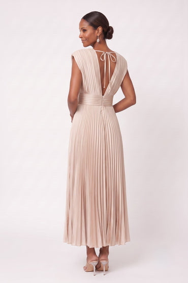 A-Line Ankle Length Silk-Like Wedding Guest Dress CG0350