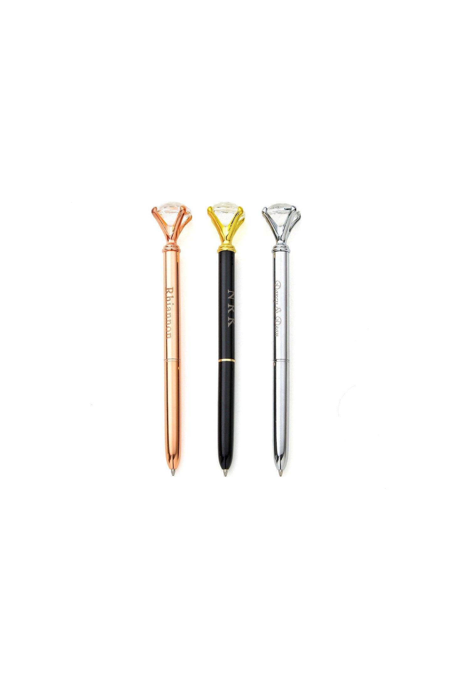 Like a Queen' Personalized Diamond Pens-6Pack CGF0002 (Set of 6 pcs) - COCOMELODY