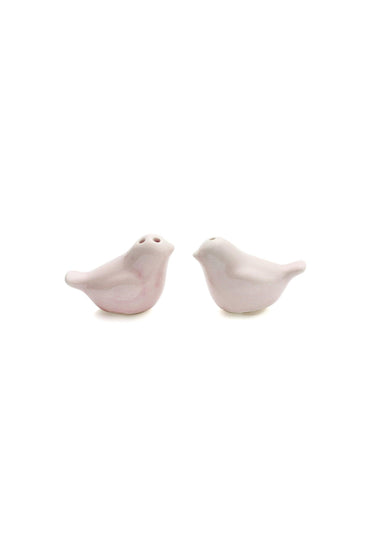 Pink Kissing Birds Salt and Pepper Shakers Set for Wedding Shower Favors CGF0011 (Set of 6 pcs)