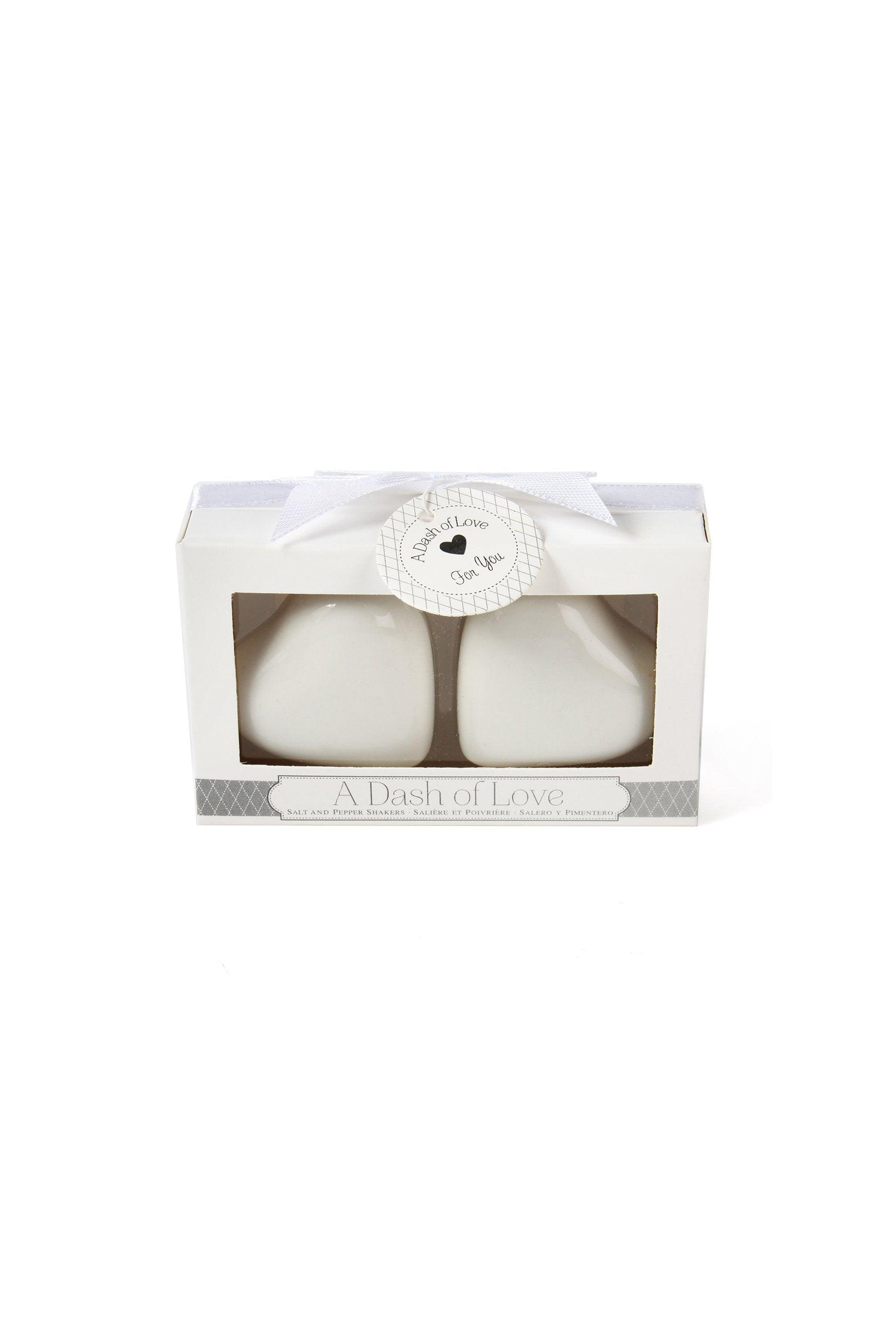 Heart Design Decorative Salt and Pepper Shakers Set for Wedding Souvenir CGF0012 (Set of 6 pcs) - COCOMELODY