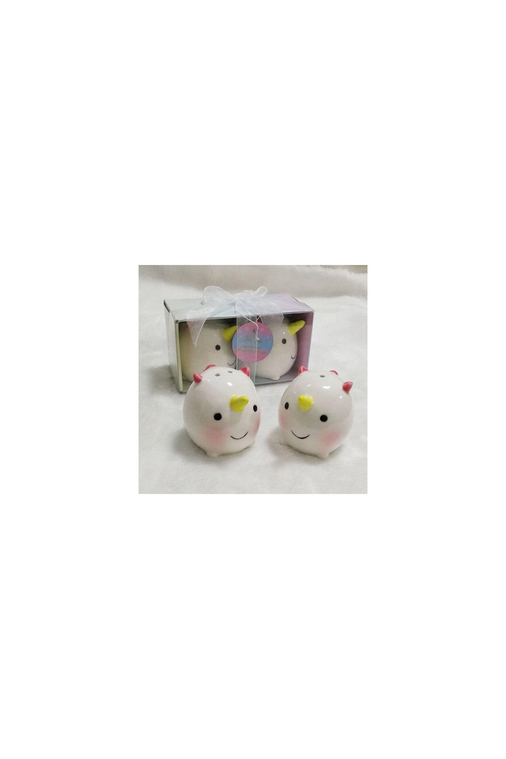 Unicorn Salt Pepper Shakers Set Baby Shower Favors Birthday Party Favors (Set of 6 pcs) - COCOMELODY