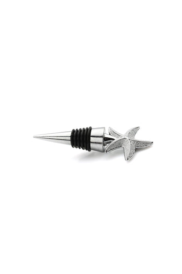 Starfish Design Wine Stopper for Destination Beach Theme Wedding Party Favors Metal Bottle Stopper CGF0077 (Set of 6 pcs) - COCOMELODY