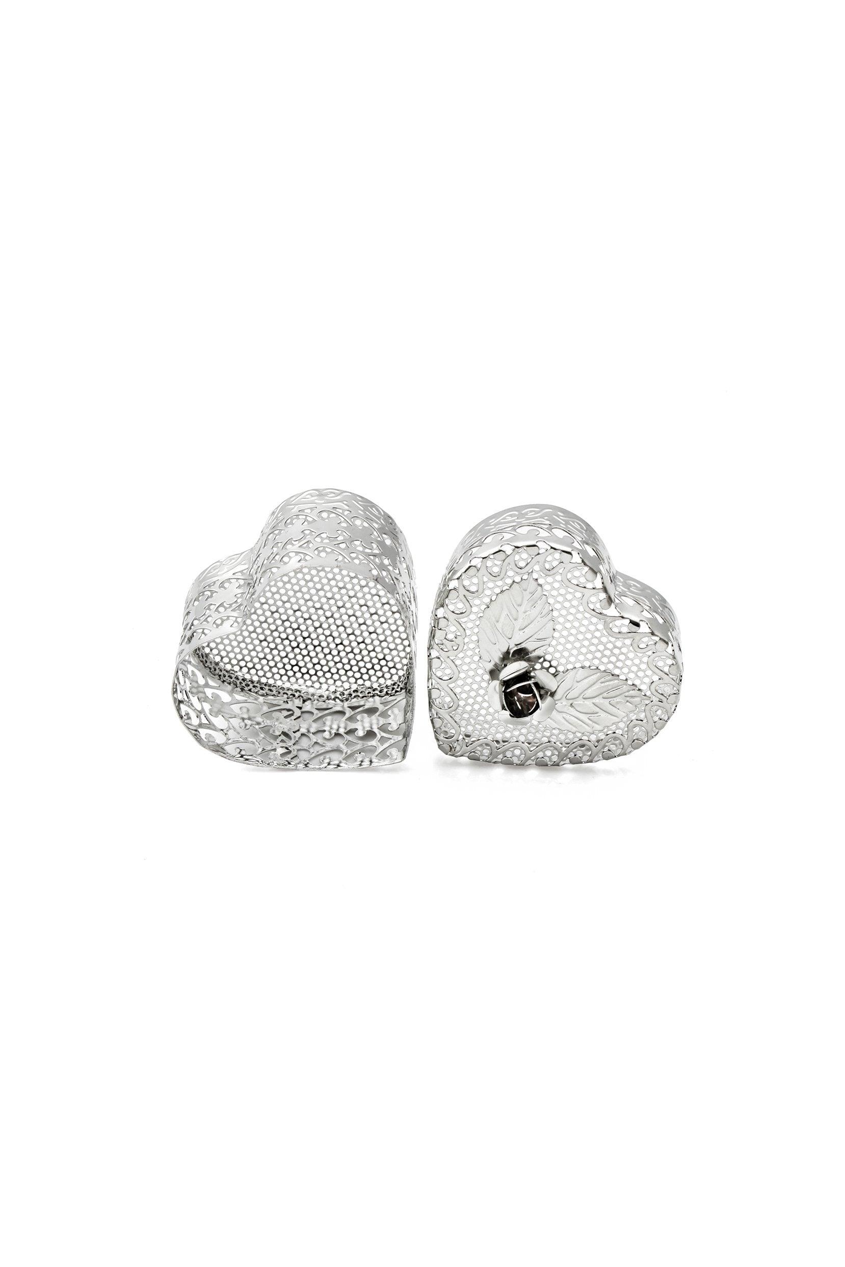 Heart Shape Trinket Boxes for Favors Treats Jewelries CGF0095 (Set of 6 pcs) - COCOMELODY
