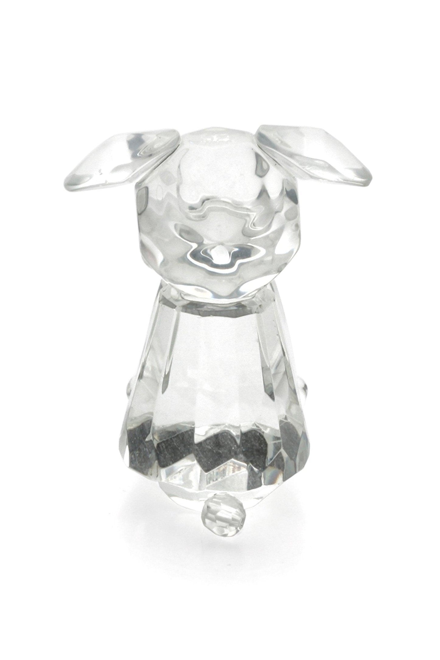 Cute Crystal Dog and Bone Miniature Favor Ornaments CGF0149 (Set of 6 pcs) - COCOMELODY