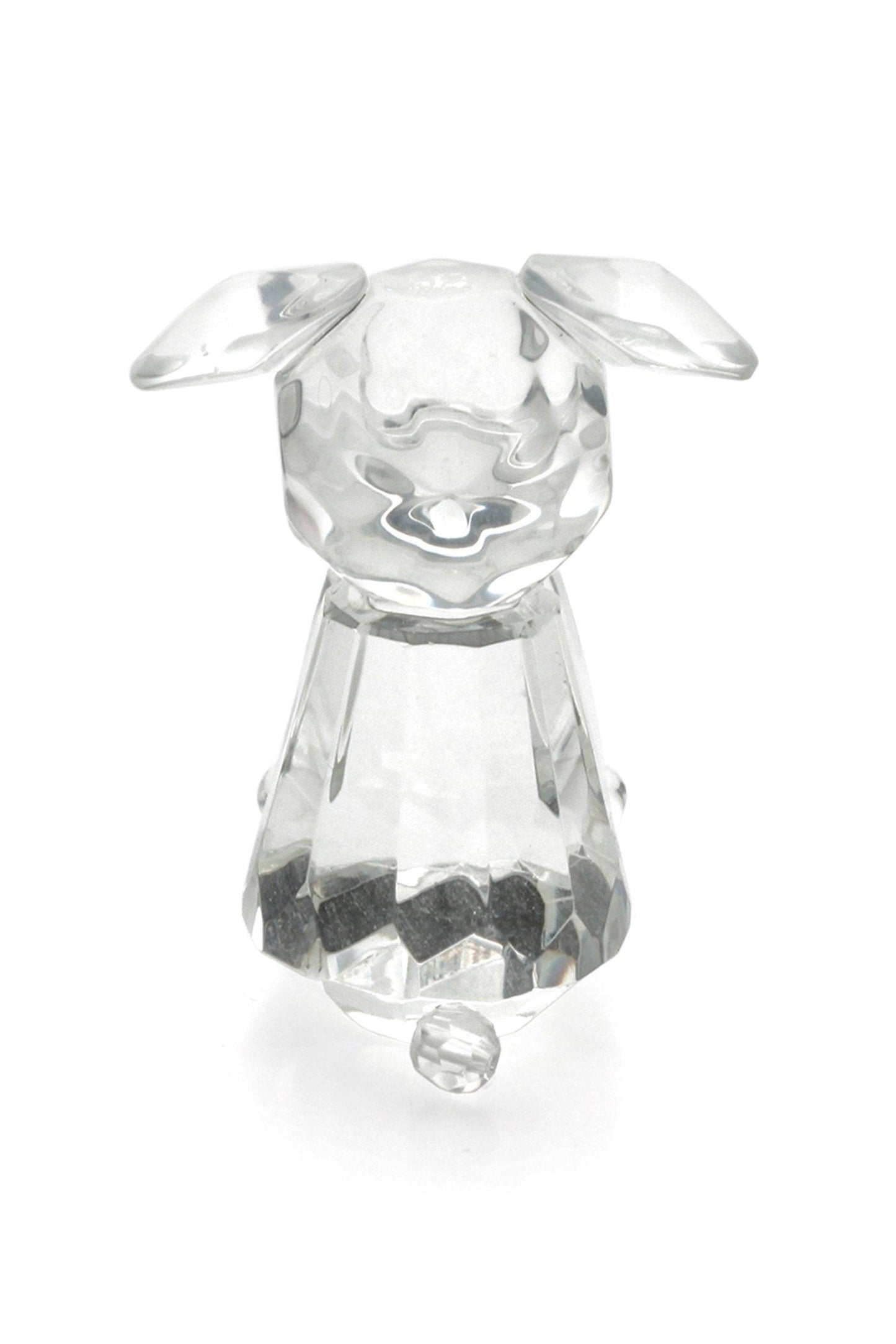 Cute Crystal Dog and Bone Miniature Favor Ornaments CGF0149 (Set of 6 pcs)