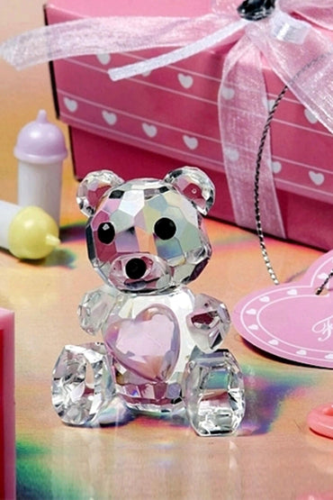 Baby shower Crystal Teddy Bear CGF0151 (Set of 6 pcs) - COCOMELODY