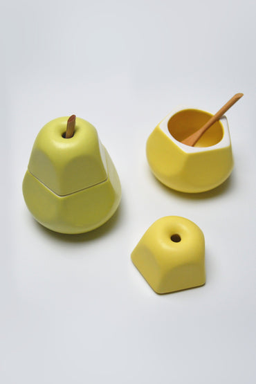Fruit Shaped Ceramic Salt or Sugar Containers CGF0169 (Set of 1 pcs)