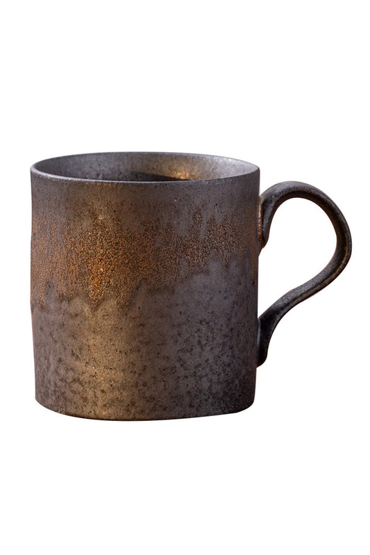 Rustic Coffee Mug and Saucer Set CGF0172 (Set of 1 pcs)