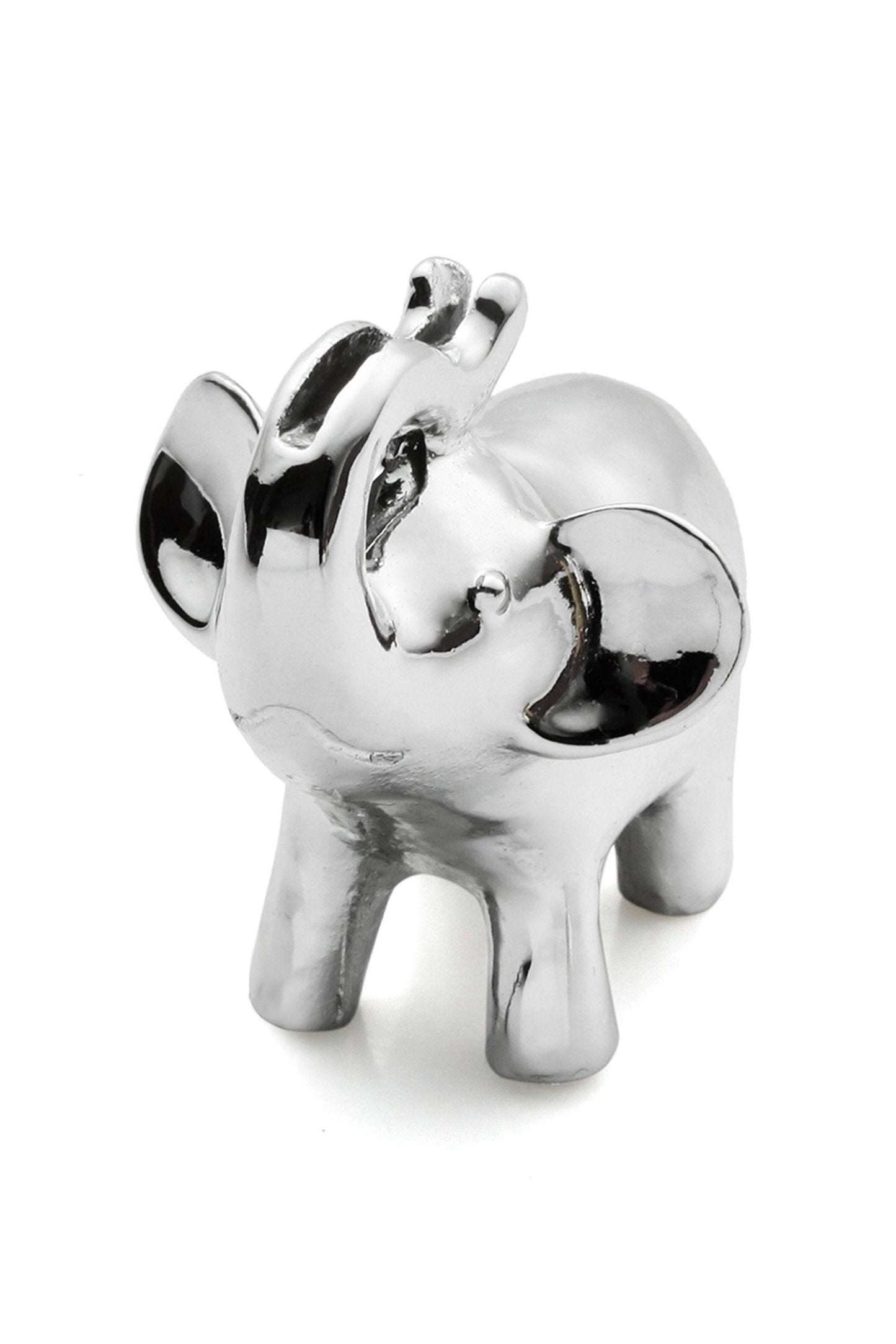 Silver Finish Elephant Placecard Holders CGF0226 (Set of 6 pcs)