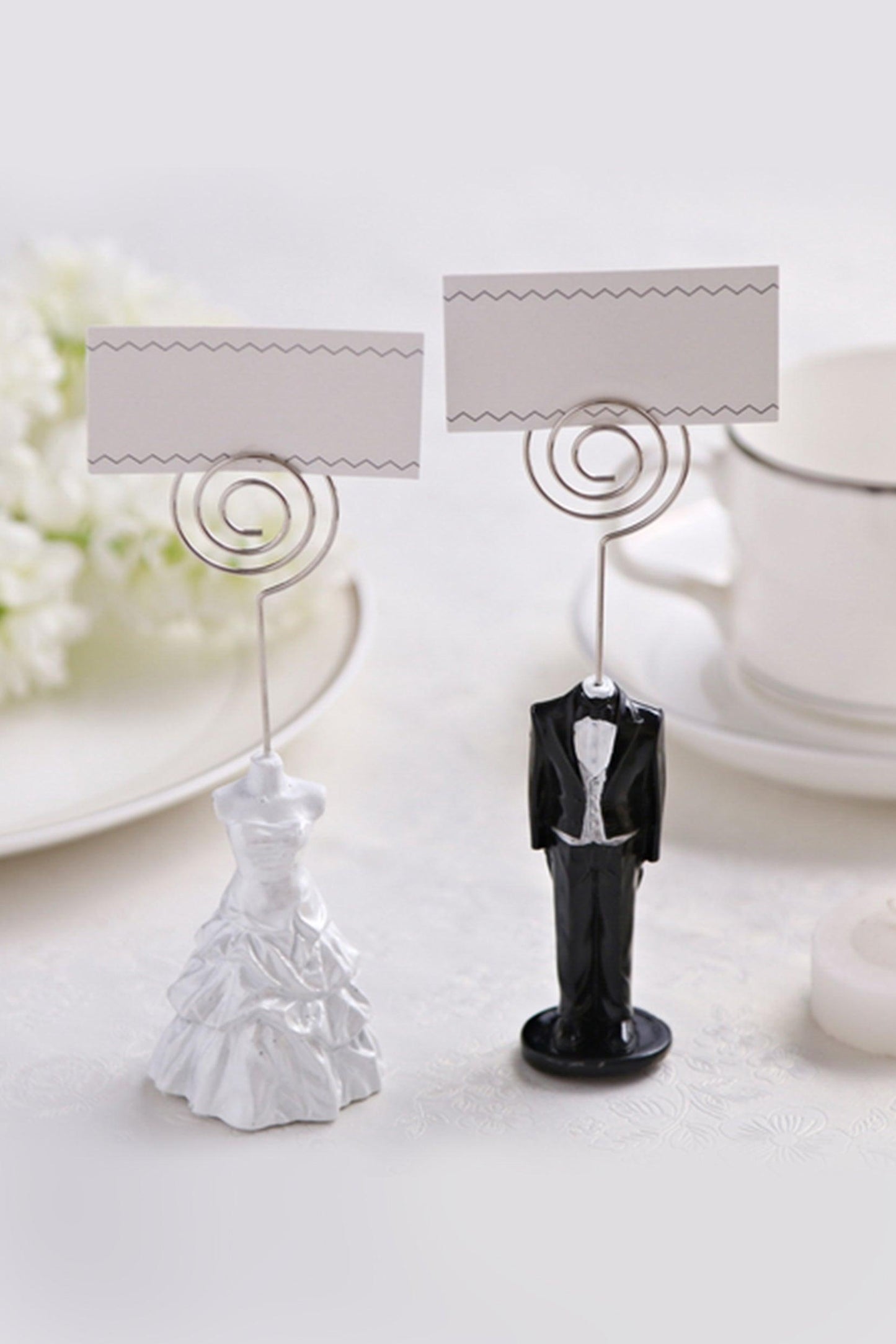 Bride and Groom Place Card Holders CGF0229 (Set of 6 pcs)