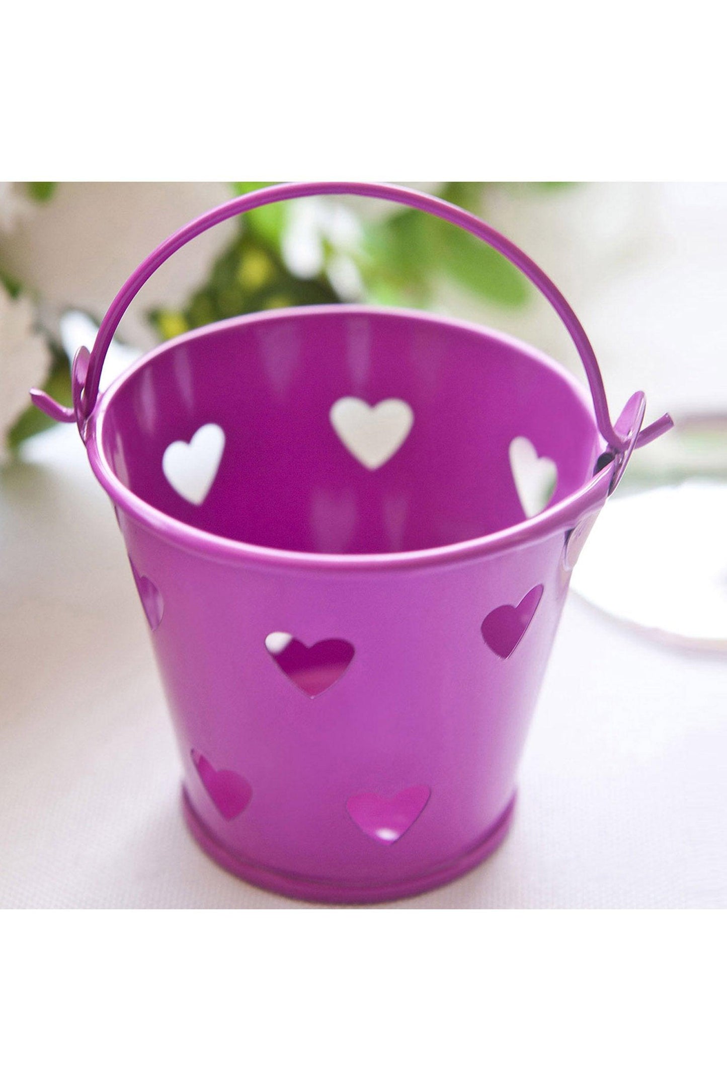 Heart Favor Pails CGF0231 (Set of 12 pcs)