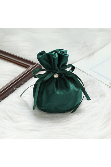 Silky Veleteen Drawstring Gift Bags CGF0244 (Set of 12 pcs) - COCOMELODY