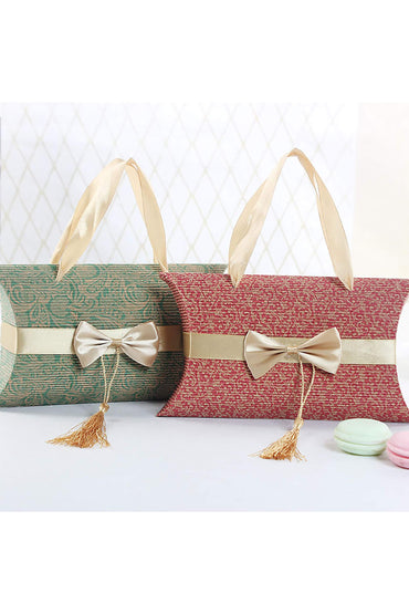 Corrugated Pillow Shaped Favor Boxes CGF0253 (Set of 12 pcs) - COCOMELODY