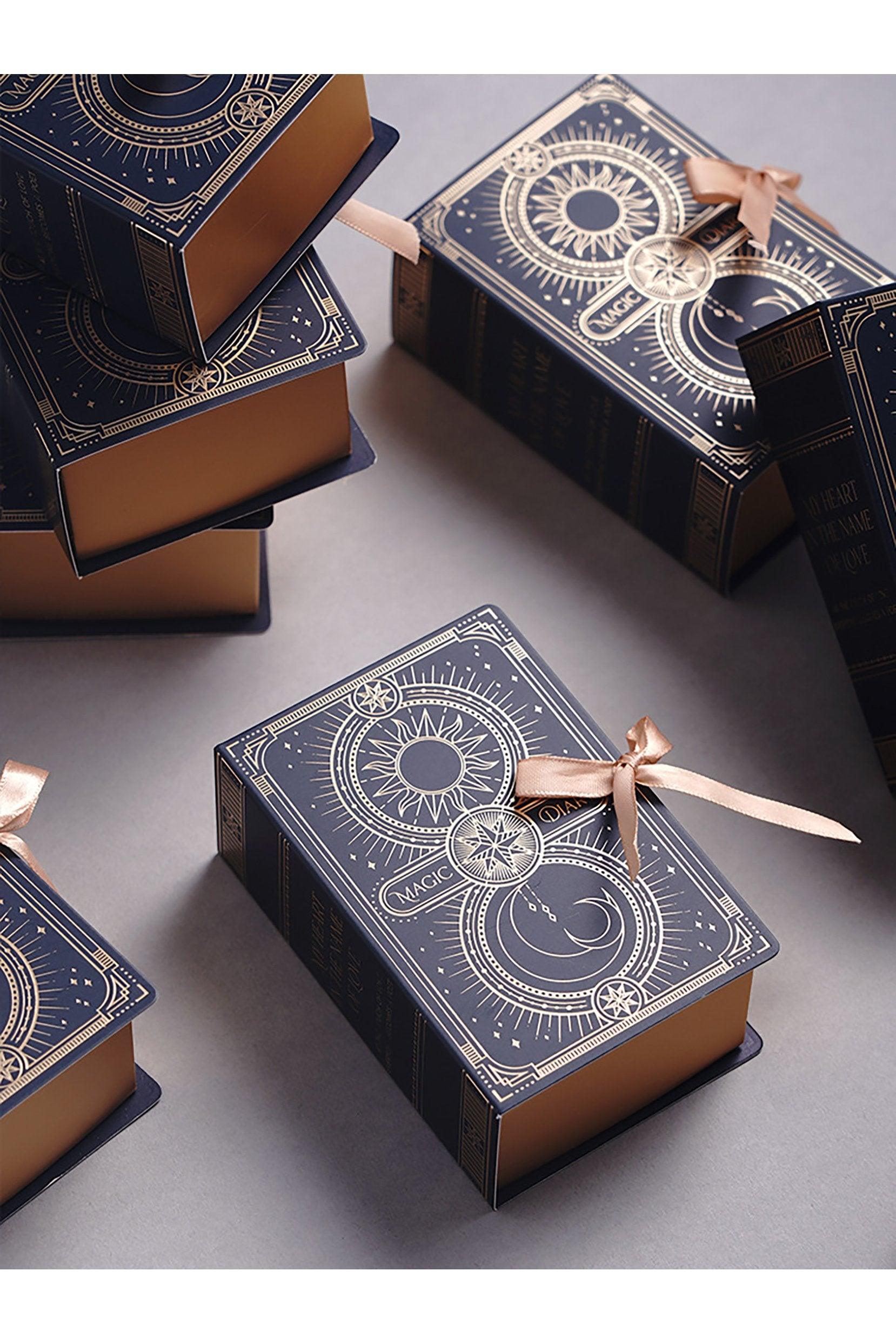 Love Diary Book Design Party Treat Boxes CGF0255 (Set of 12 pcs) - COCOMELODY