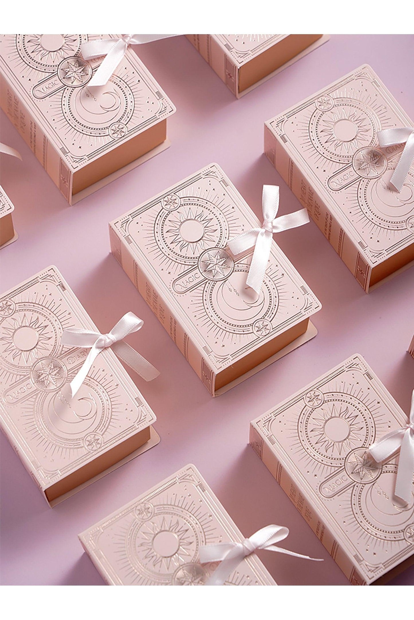 Love Diary Book Design Party Treat Boxes CGF0255 (Set of 12 pcs) - COCOMELODY
