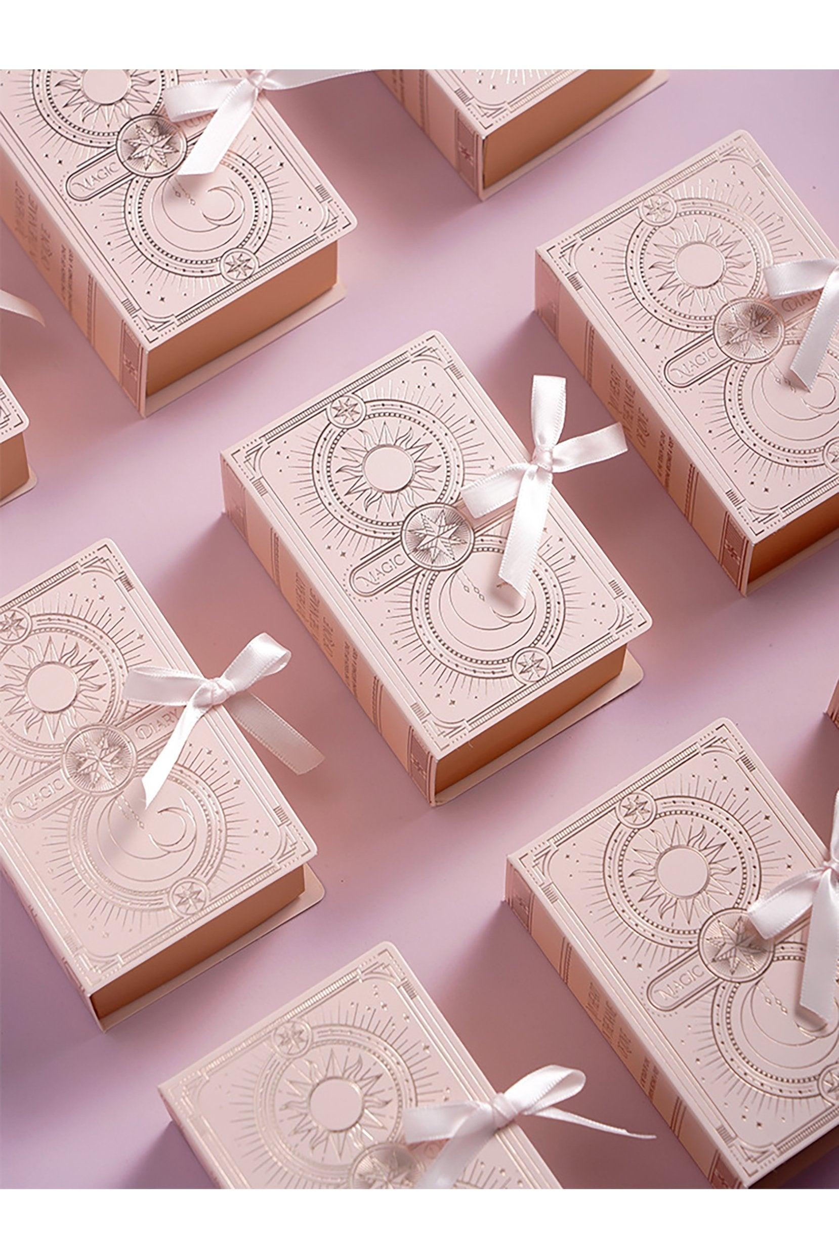 Love Diary Book Design Party Treat Boxes CGF0255 (Set of 12 pcs) - COCOMELODY
