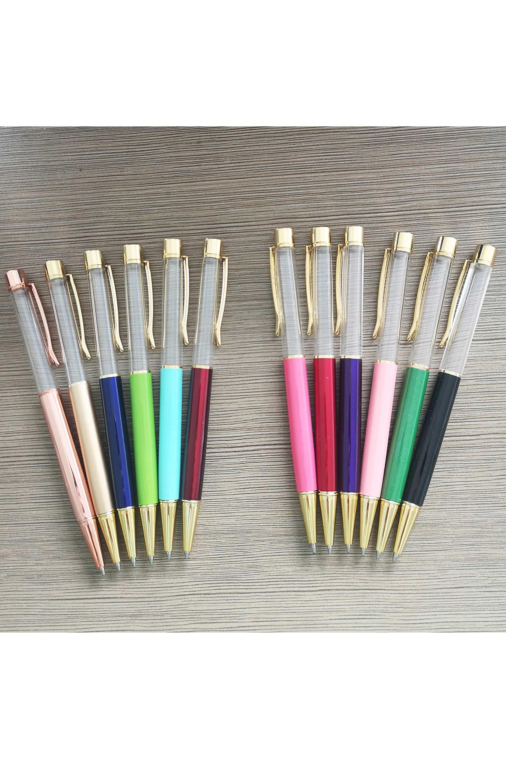 Floating Glitter Pens for DIY Craft Project CGF0269 (Set of 12 pcs) - COCOMELODY