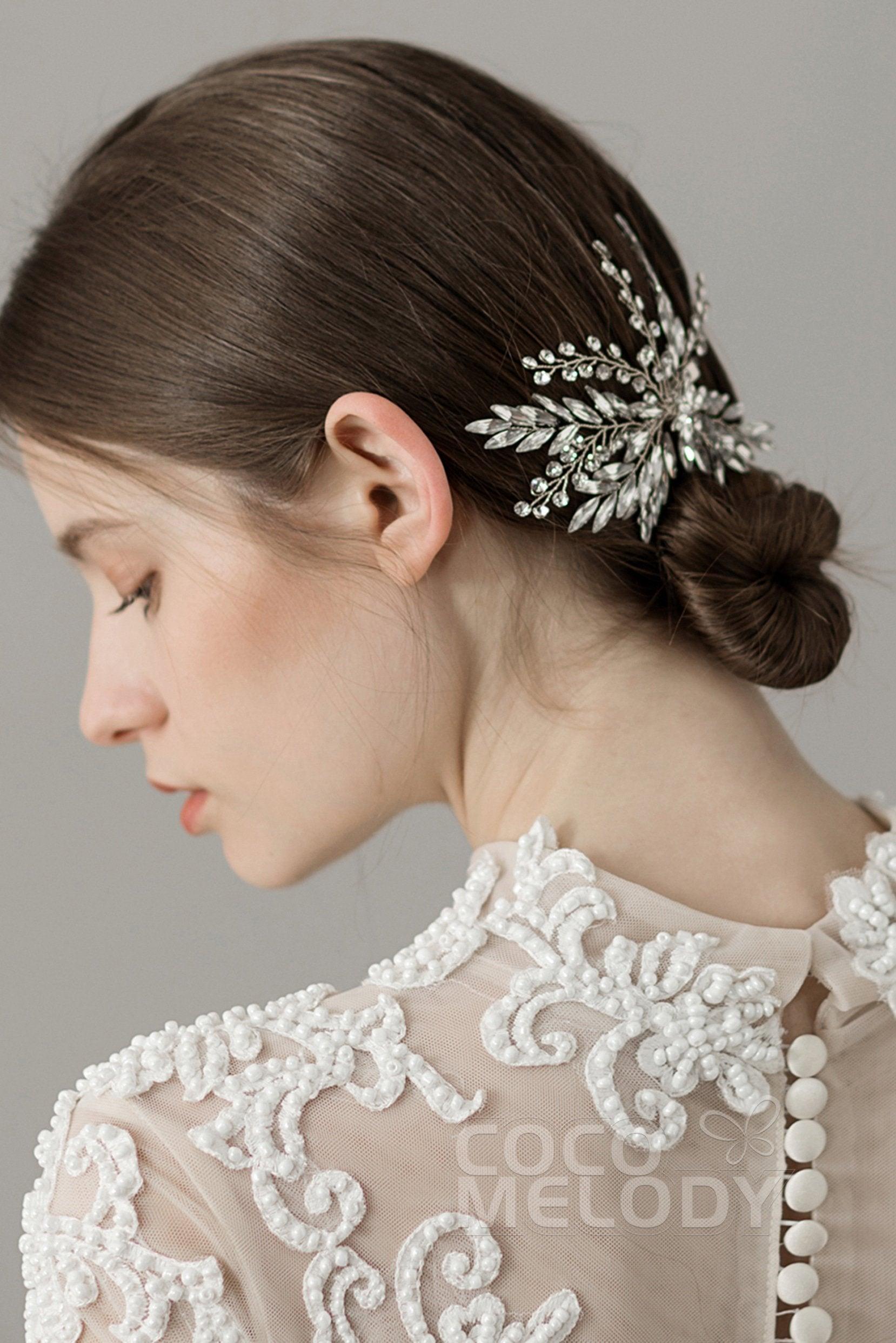 Alloy Hairpins with Crystals CH0211 - COCOMELODY