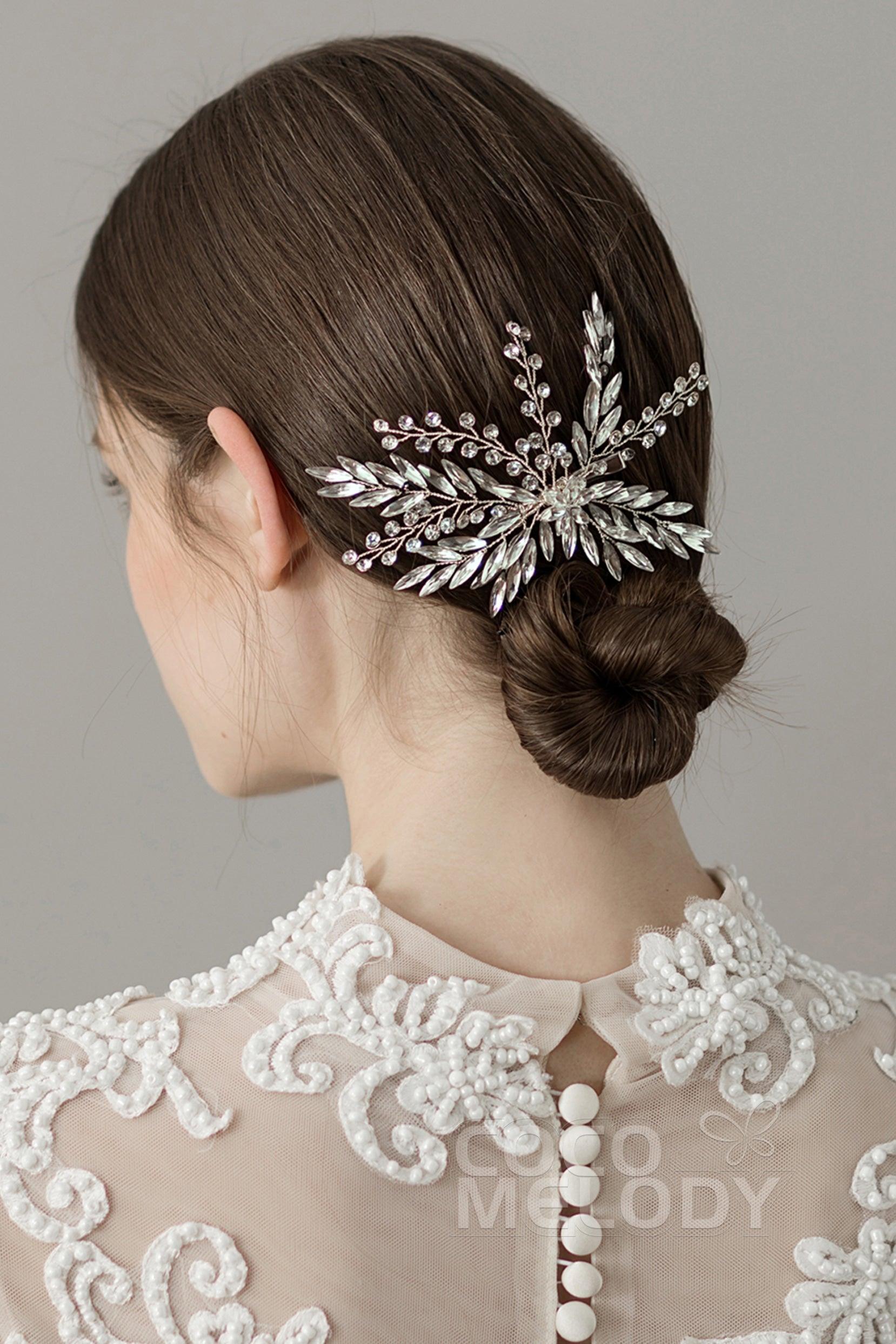 Alloy Hairpins with Crystals CH0211 - COCOMELODY