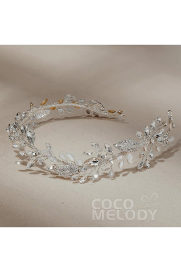 Alloy Headpieces with Rhinestone and Opal CH0274 - COCOMELODY