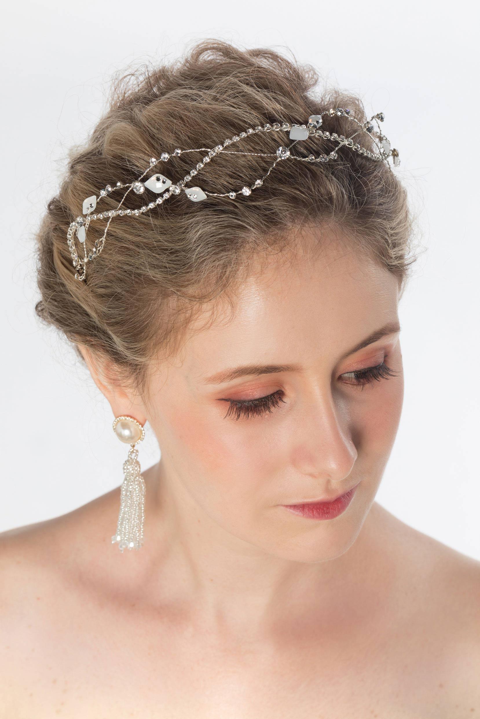 Alloy Headbands with Rhinestone CH0386 - COCOMELODY