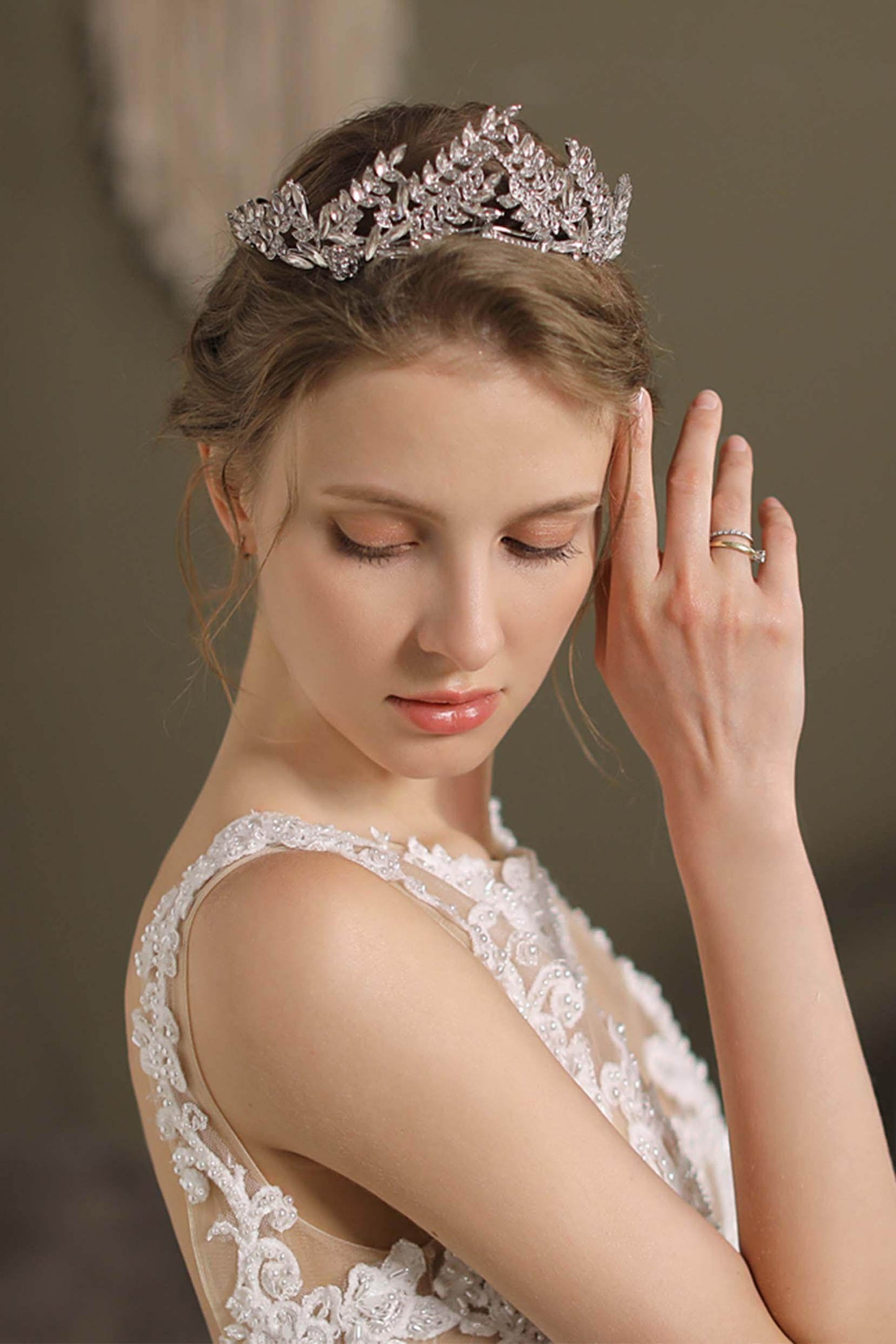 Alloy Tiaras with Rhinestone CH0388