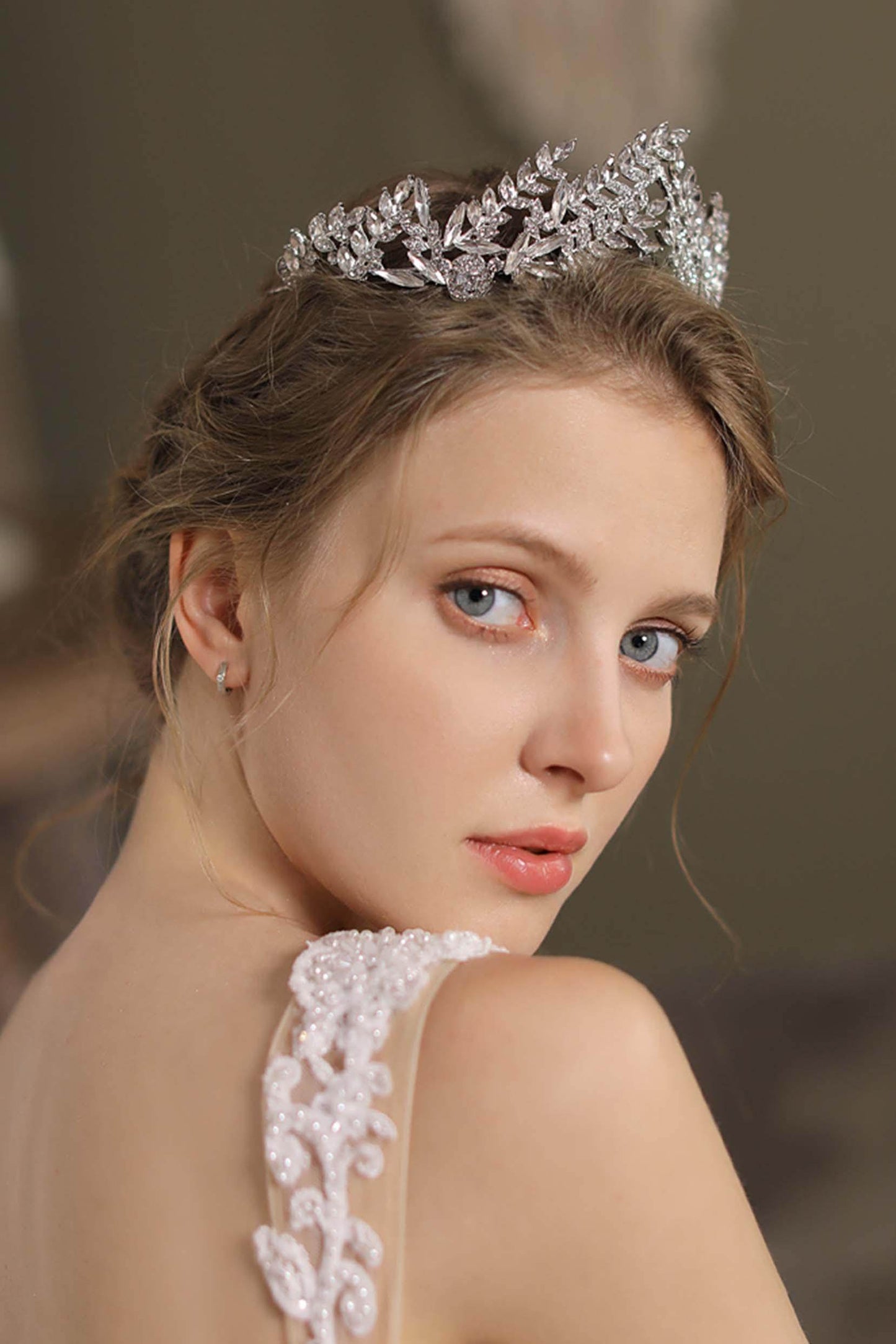 Alloy Tiaras with Rhinestone CH0388