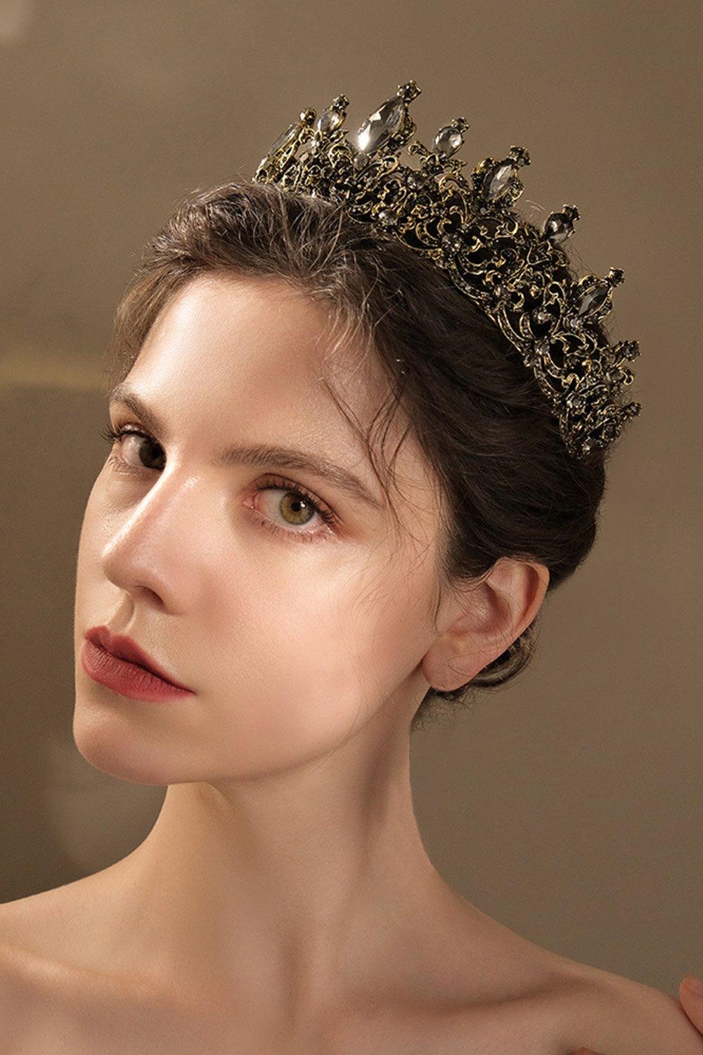 Alloy Tiaras with Rhinestone CH0390 - COCOMELODY