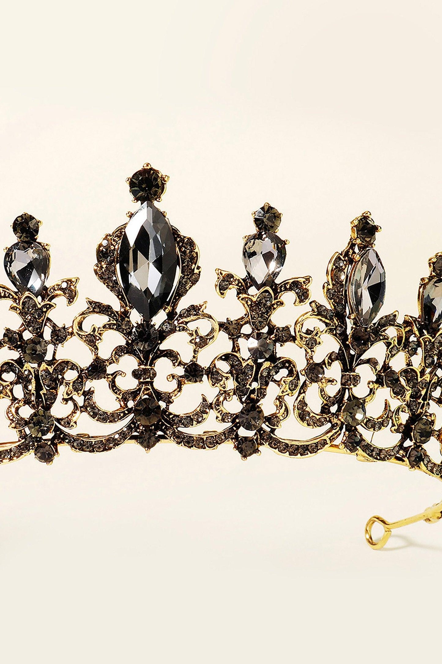 Alloy Tiaras with Rhinestone CH0390 - COCOMELODY