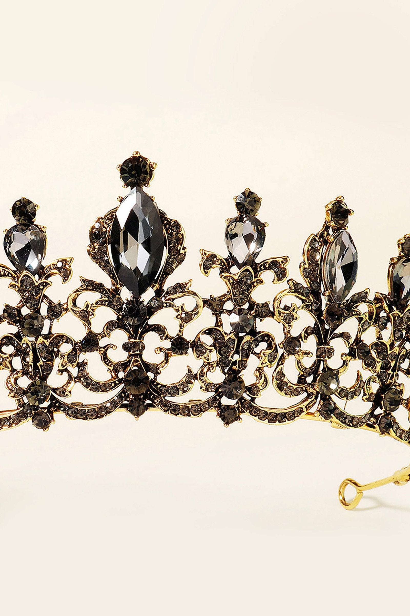Alloy Tiaras with Rhinestone CH0390 - COCOMELODY
