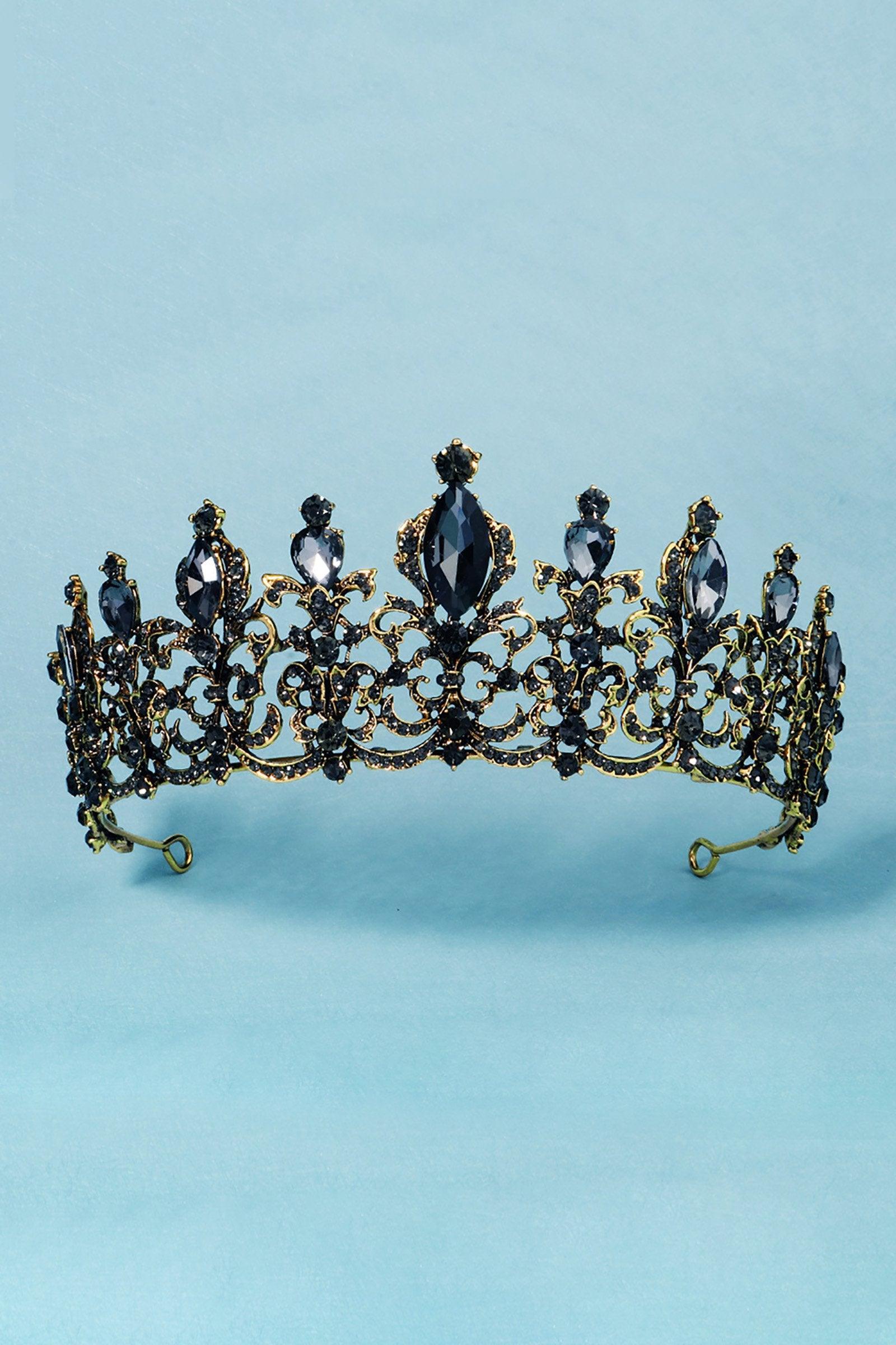 Alloy Tiaras with Rhinestone CH0390 - COCOMELODY