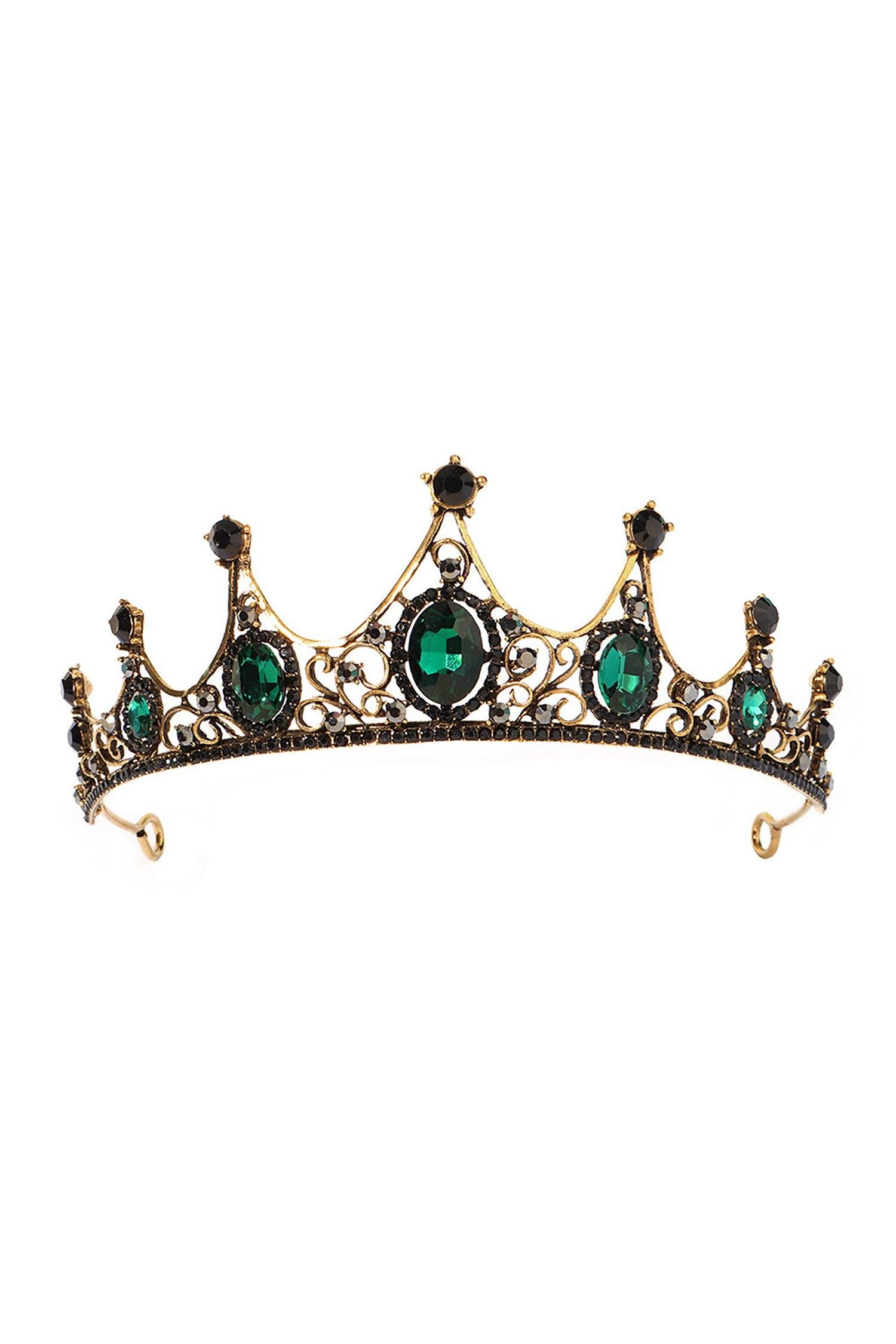 Alloy Tiaras with Rhinestone CH0393 - COCOMELODY