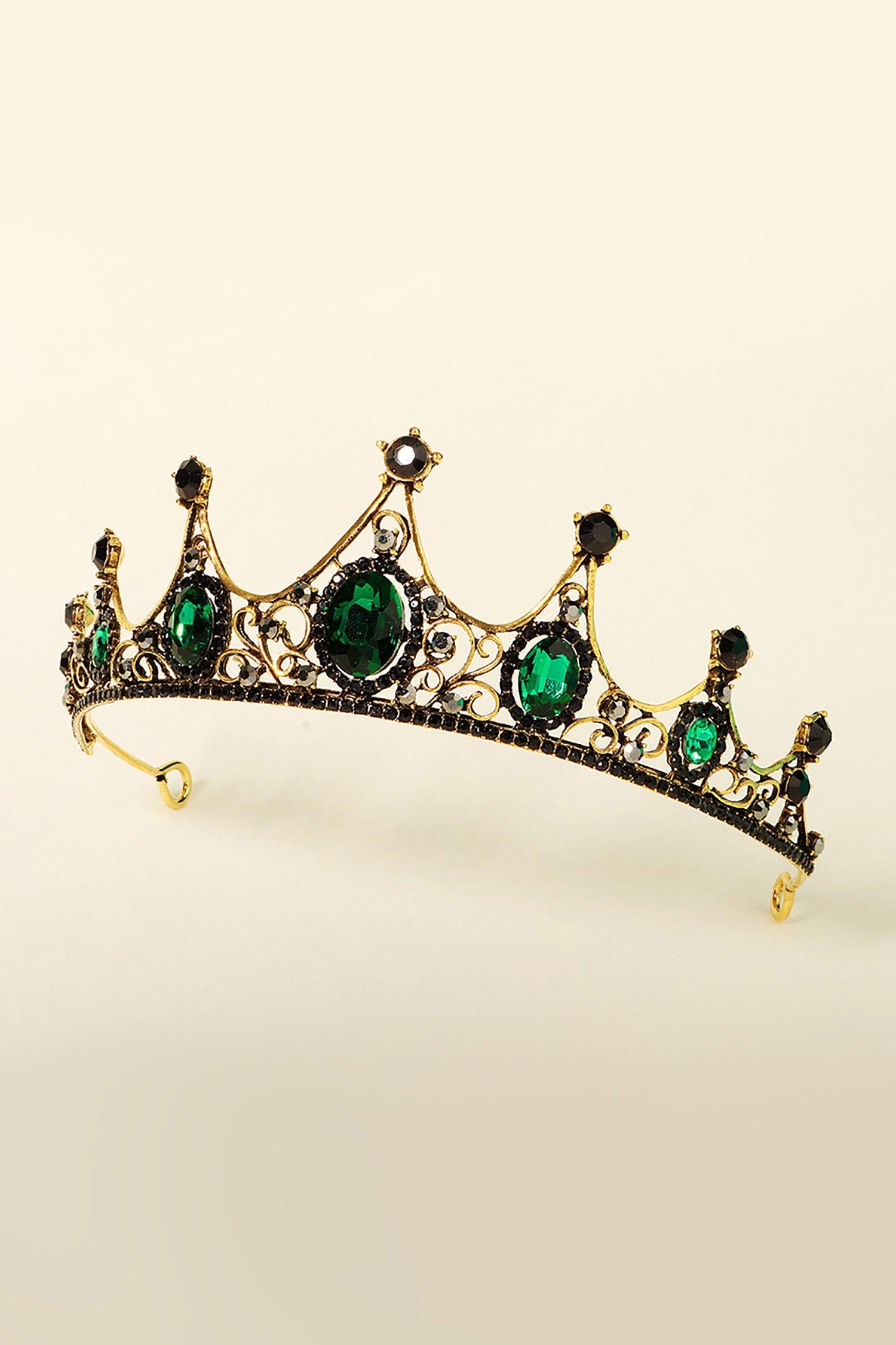 Alloy Tiaras with Rhinestone CH0393 - COCOMELODY