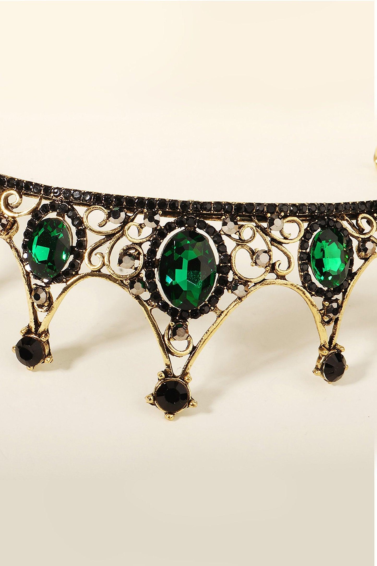 Alloy Tiaras with Rhinestone CH0393 - COCOMELODY