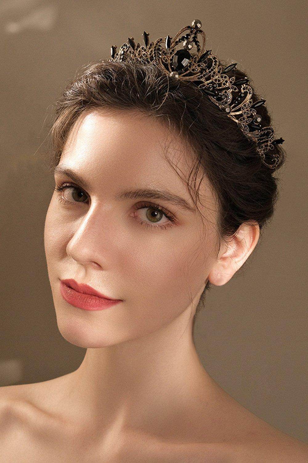 Alloy Tiaras with Rhinestone CH0394 - COCOMELODY