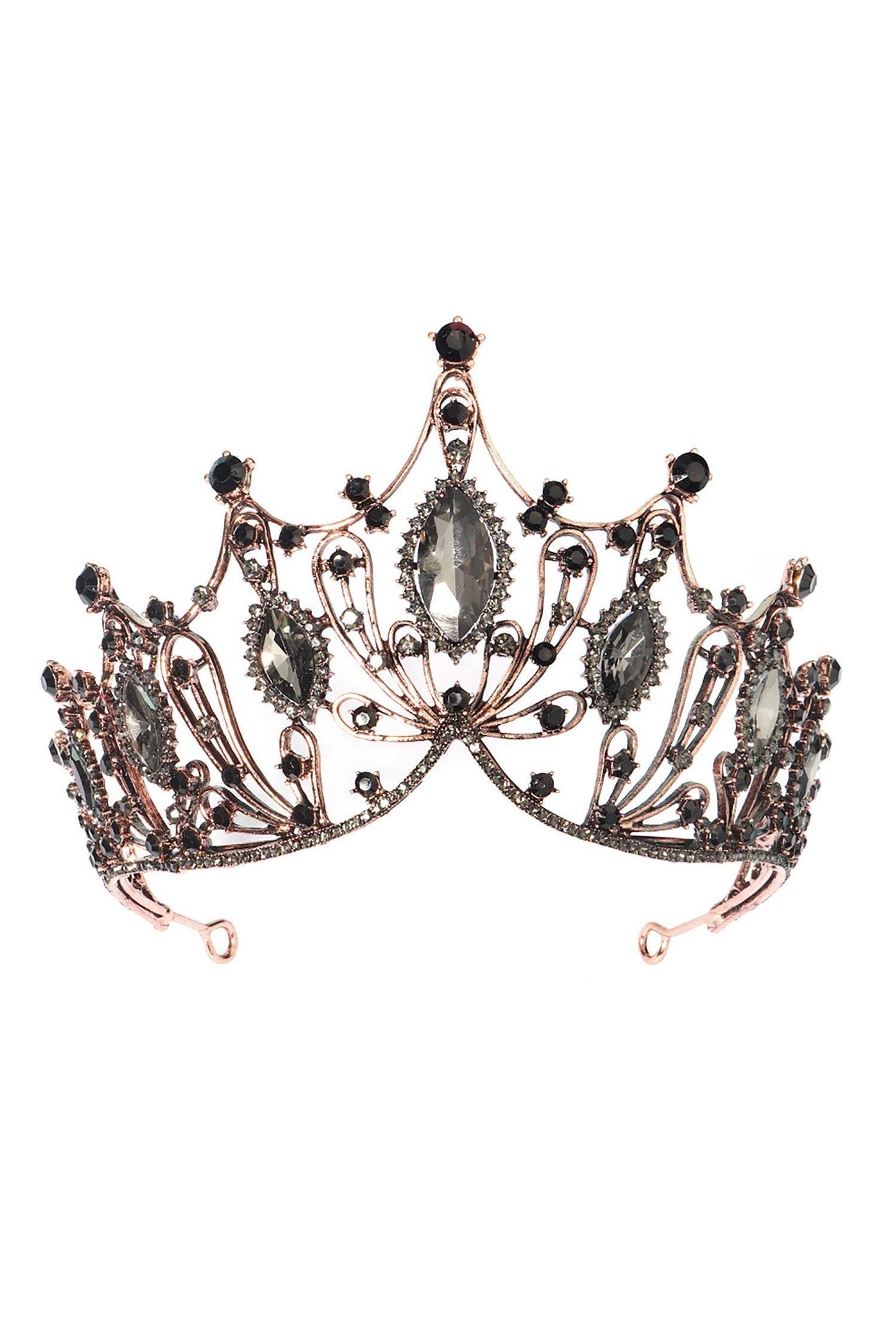 Alloy Tiaras with Rhinestone CH0397 - COCOMELODY
