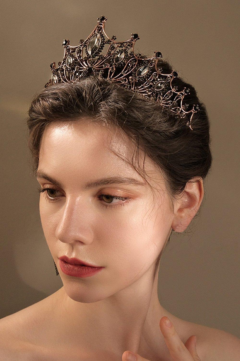 Alloy Tiaras with Rhinestone CH0397 - COCOMELODY