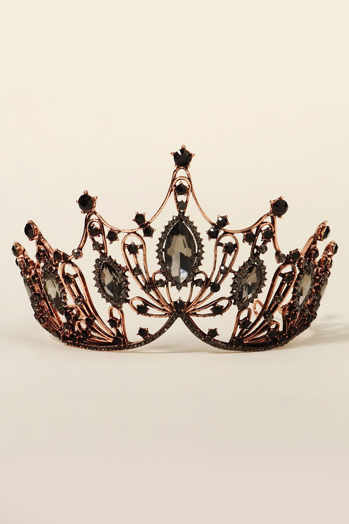 Alloy Tiaras with Rhinestone CH0397 - COCOMELODY