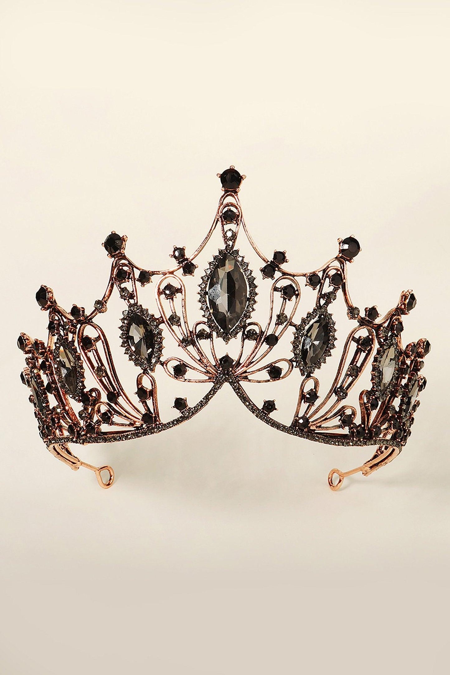 Alloy Tiaras with Rhinestone CH0397 - COCOMELODY