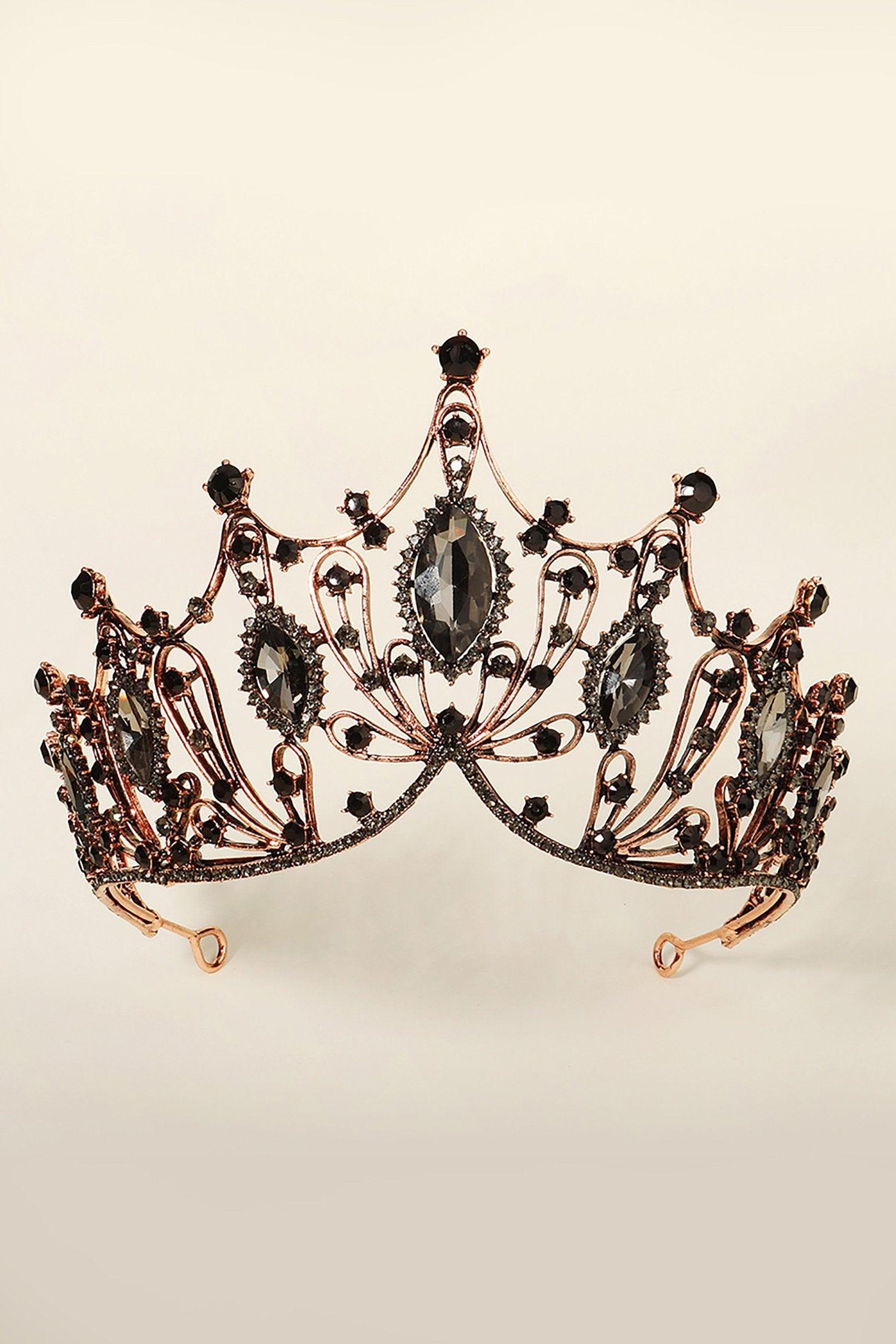 Alloy Tiaras with Rhinestone CH0397 - COCOMELODY