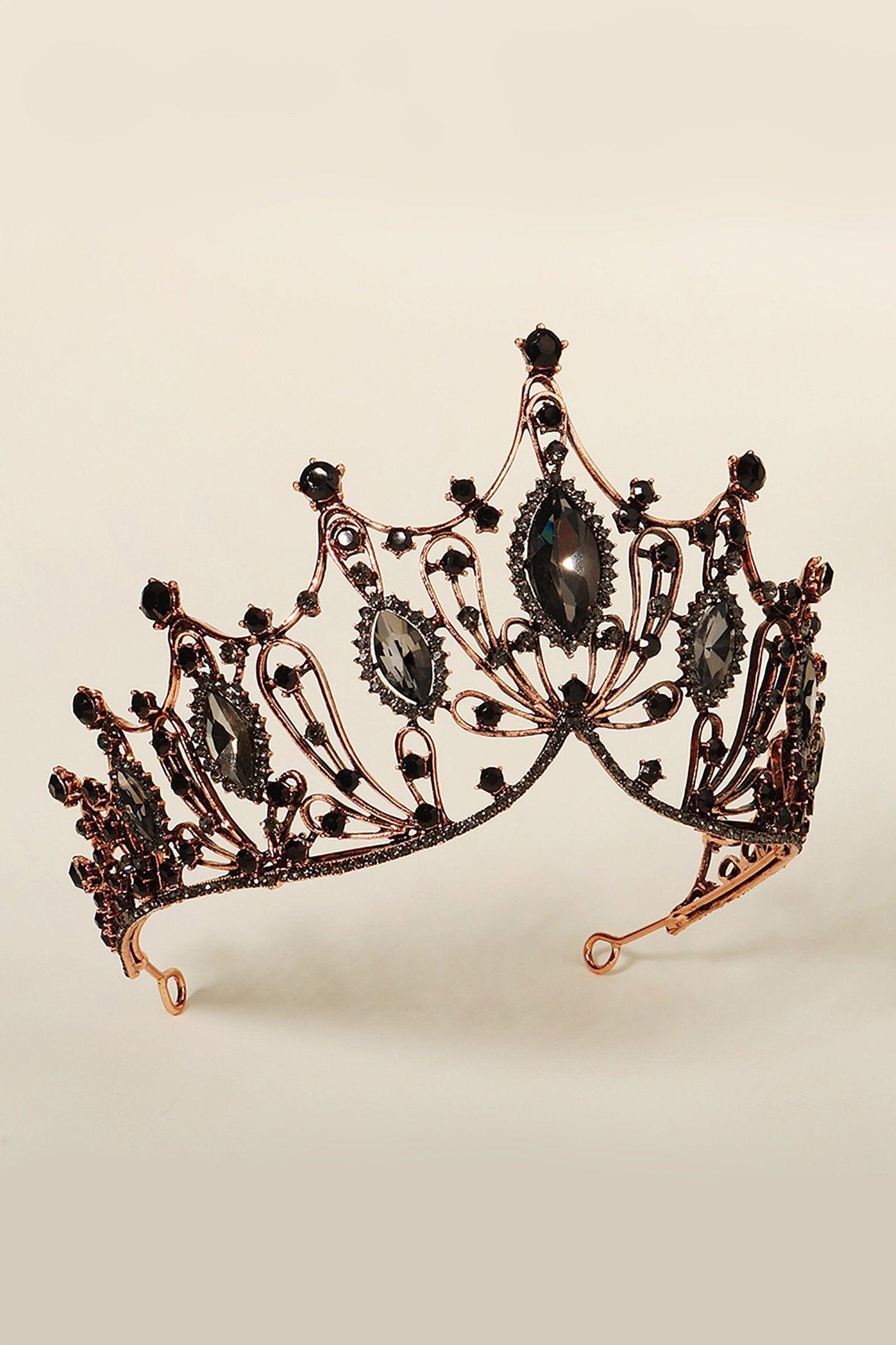 Alloy Tiaras with Rhinestone CH0397 - COCOMELODY