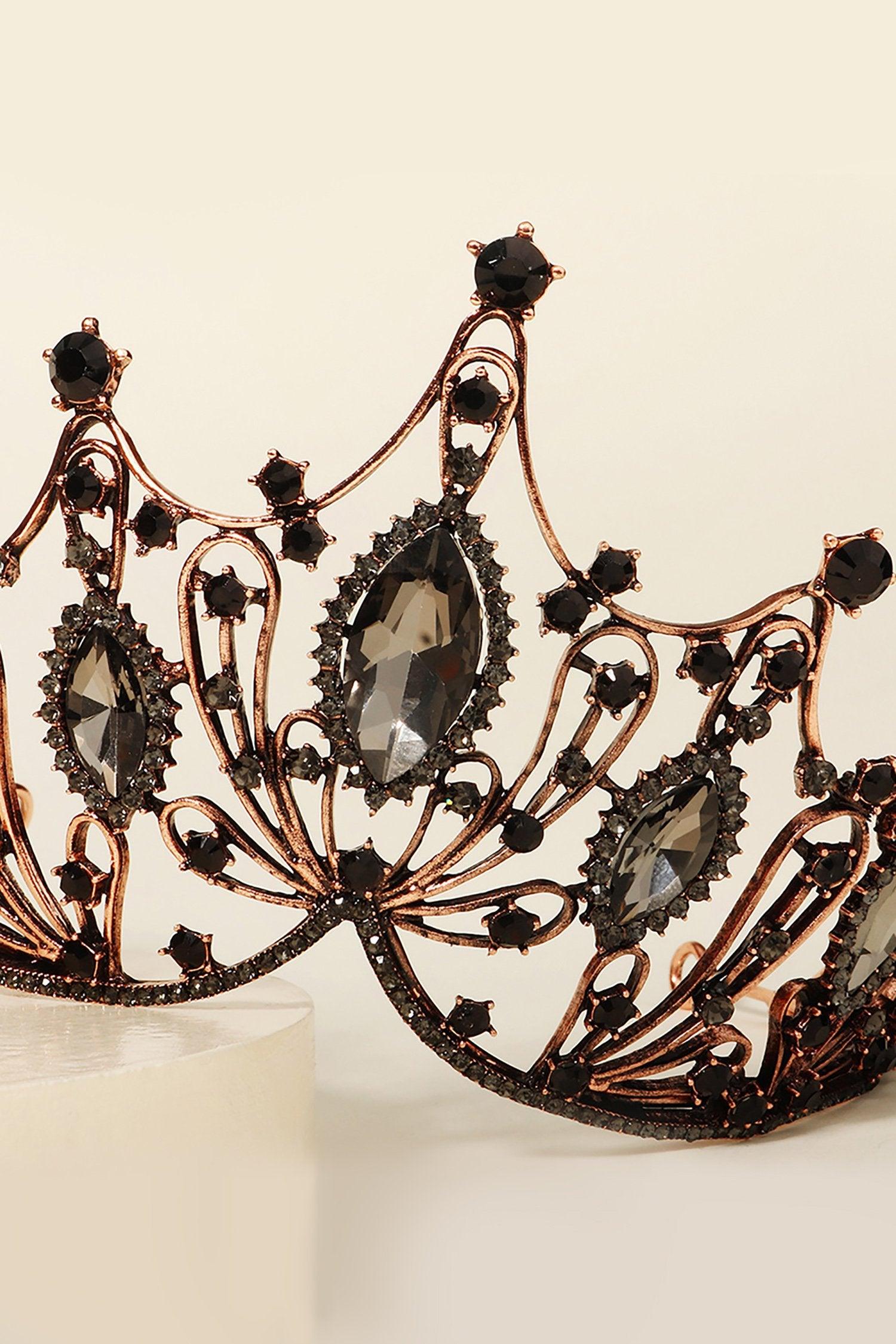 Alloy Tiaras with Rhinestone CH0397 - COCOMELODY
