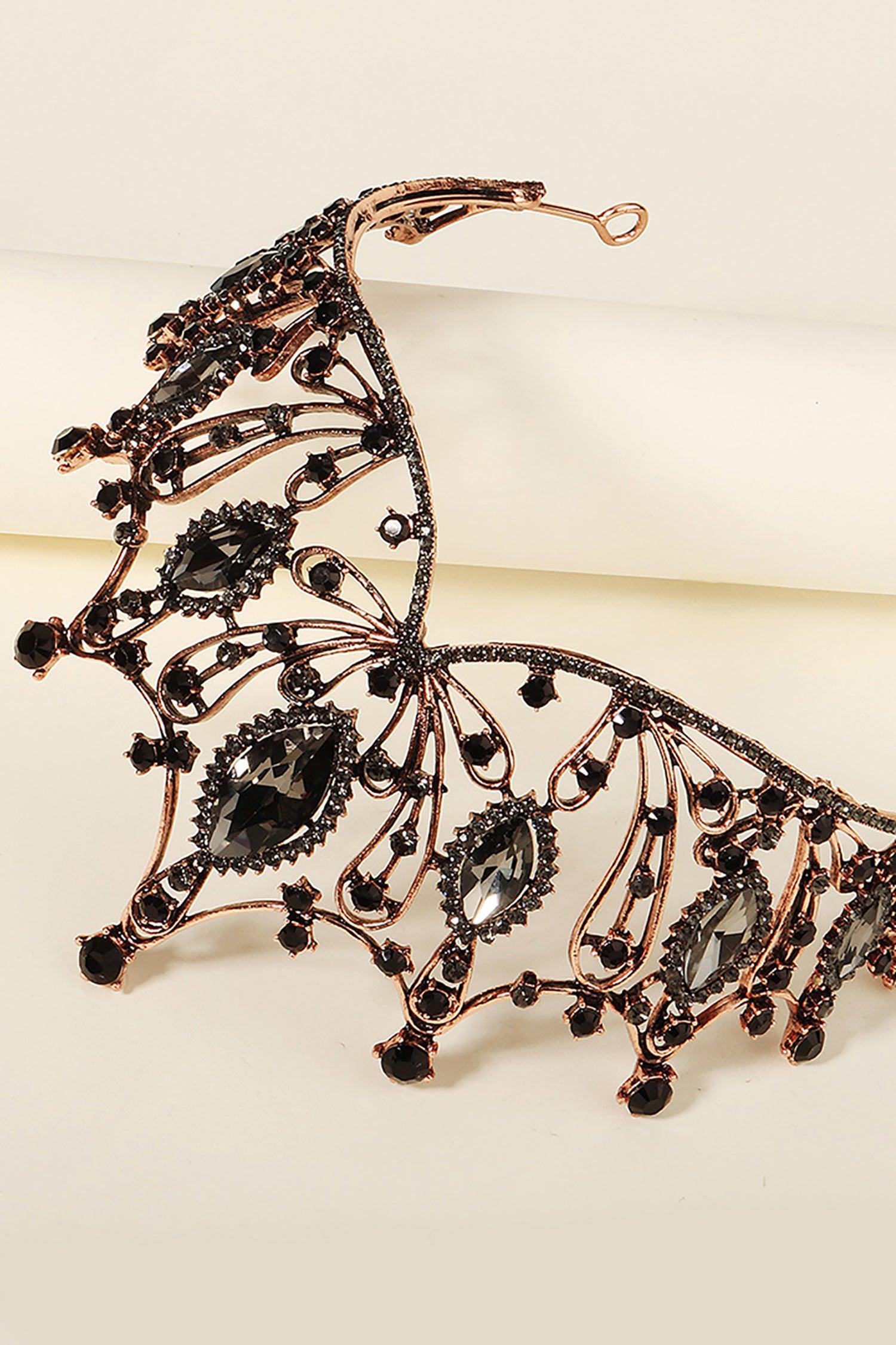 Alloy Tiaras with Rhinestone CH0397 - COCOMELODY