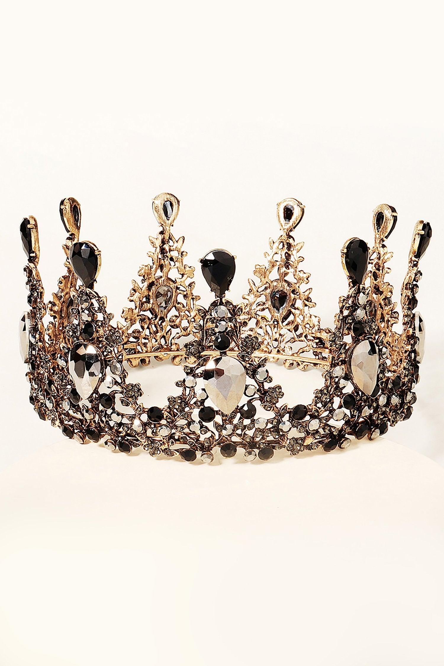 Alloy Tiaras with Rhinestone CH0398 - COCOMELODY